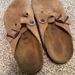 EEUC Birkenstock Boston Suede Leather - size 11